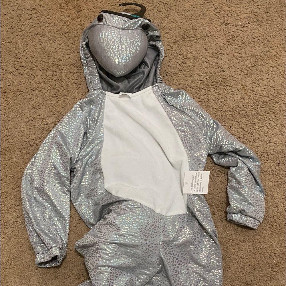 Toddler shark costume BNWOT 4T-5T